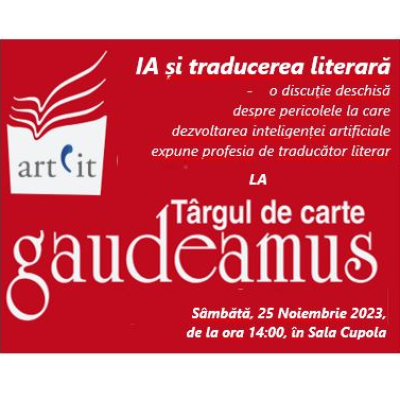 IA și traducerea literară - o discuție deschisă la Târgul Gaudeamus