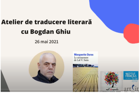 Atelier de traducere literară cu Bogdan Ghiu