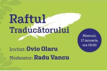 Raftul traducătorului: Ovio Olaru în dialog cu Radu Vancu la Cărturești Sibiu